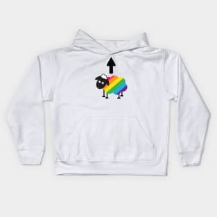 Gay Lesbian LGBT Rainbow Pride Sheep Of The Family Kids Hoodie